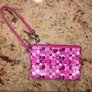 Coach wristlet